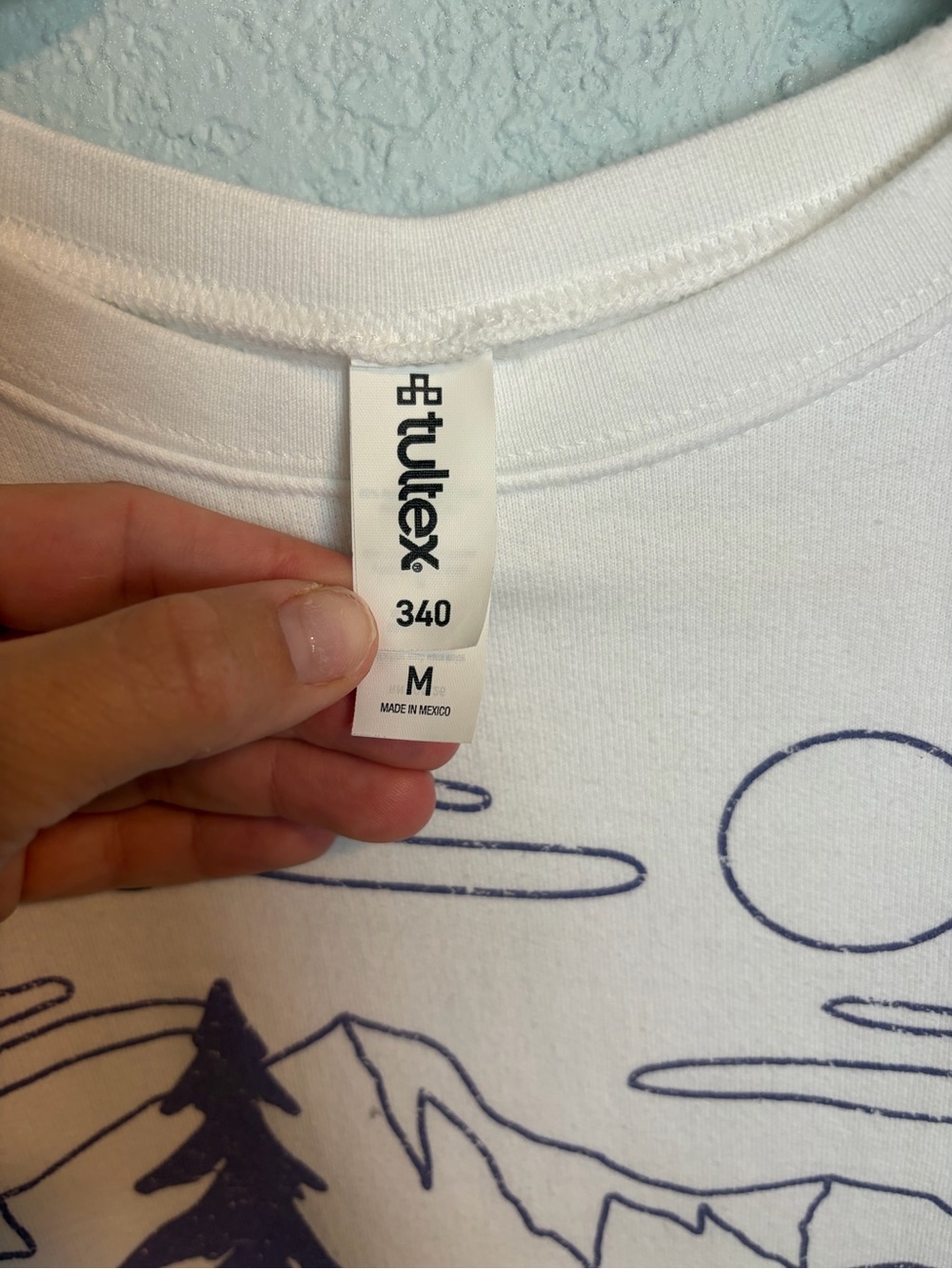 Tultex White Colorado Graphic Crewneck T-Shirt - Picture 2 of 4